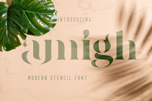 Amigh: A Stylish and Elegant Serif Font for Branding