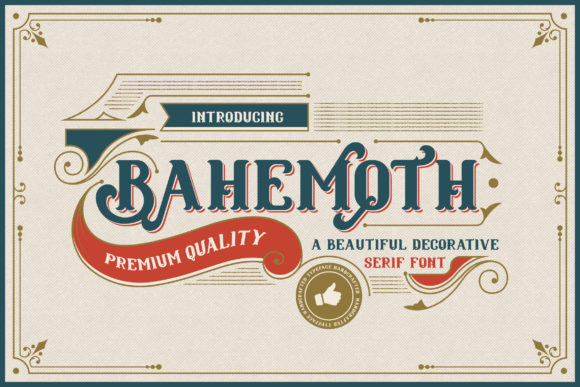 Bahemoth: A Versatile Serif Font for Web Design