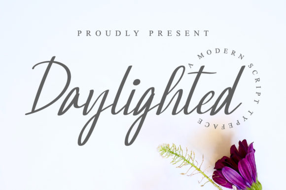 Daylighted: A Delicate and Elegant Handwritten Font for Creative Projects
