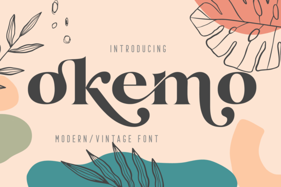 Discover the Elegance of Okemo: A Stylish Serif Font