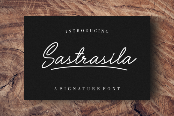 Discover the Elegance of Sastrasila: A Stylish Script Font