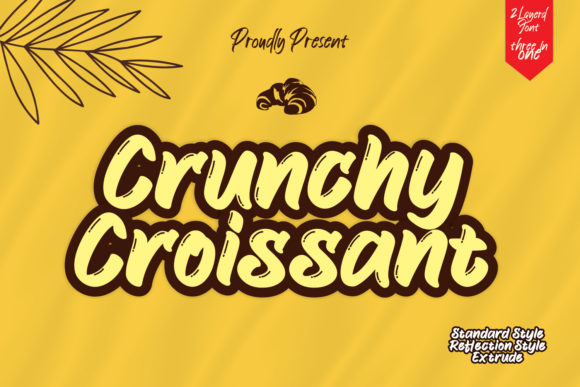 Discover the Versatile Charm of Crunchy Croissant Font