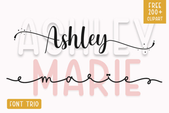 Elevate Your Editorial Designs with Ashley Marie Font