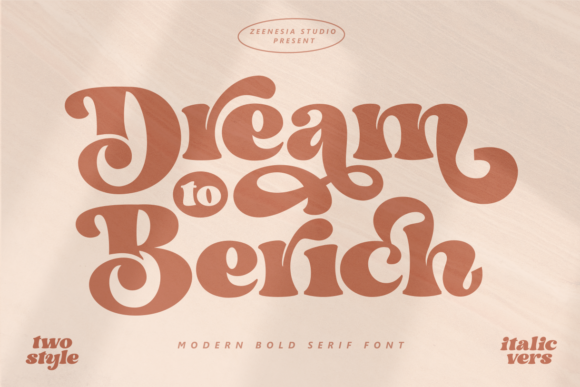 Enhance Your Brand with Dream to Berich Font