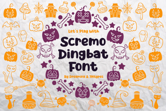 Enhance Your Brand with Scremo: A Fun and Spooky Dingbats Font