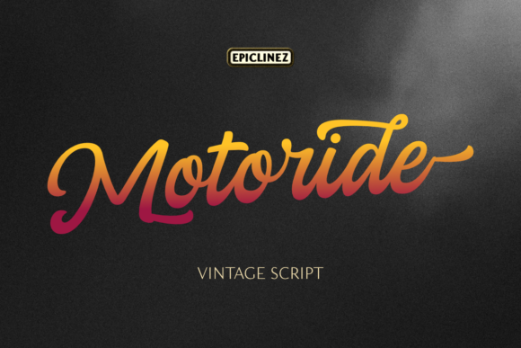 Enhance Your Brand with the Timeless Charm of Motoride Font