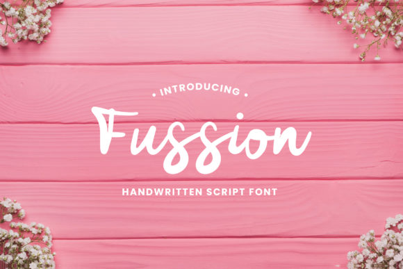 Fussion: A Delicate and Elegant Handwritten Font