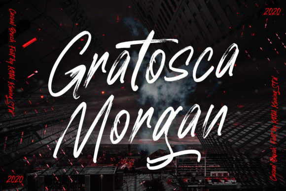Gratosca Morgan: Your Go-To Script Handwritten Font for Creative Campaigns