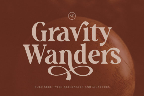 Gravity Wanders: Elevate Your Web Design with This Elegant Serif Font