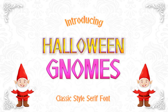 Halloween Gnomes: A Bold and Stylish Serif Font