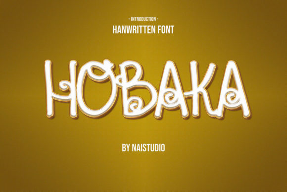Hobaka: Elevate Your Brand with This Exquisite Handwritten Font