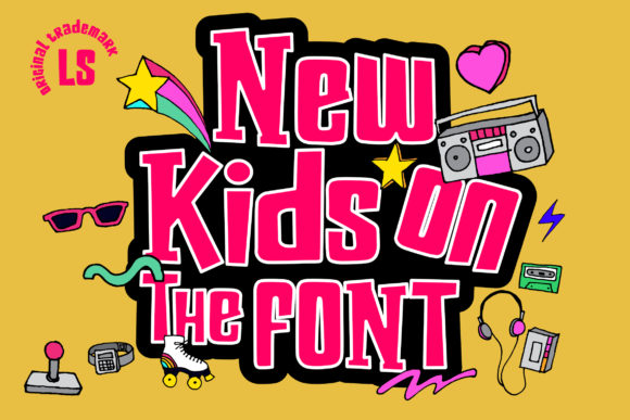 Introducing New Kids on the Font: A Playful Display Typeface