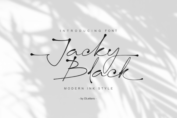 Jacky Black: A Delicate Script Handwritten Font for Web Design