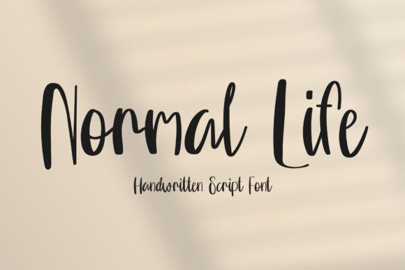 Normal Life: A Versatile Handwritten Font for Editorial Design