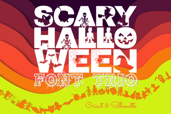 Scary Halloween Trio: A Versatile Font for Creative Campaigns