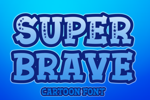 Super Brave: A Bold and Playful Font for Editorial Design