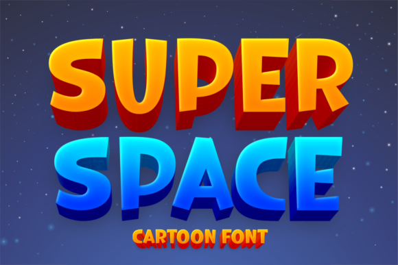 Super Space: A Fun and Thick Display Font for Creative Campaigns