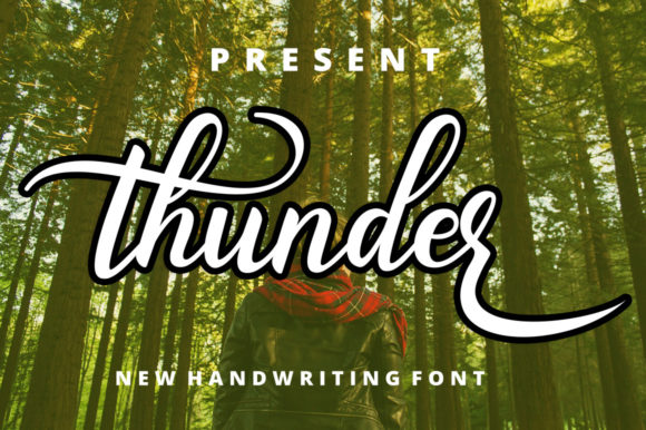 Thunder: A Stylish Handwritten Font for Creative Makers