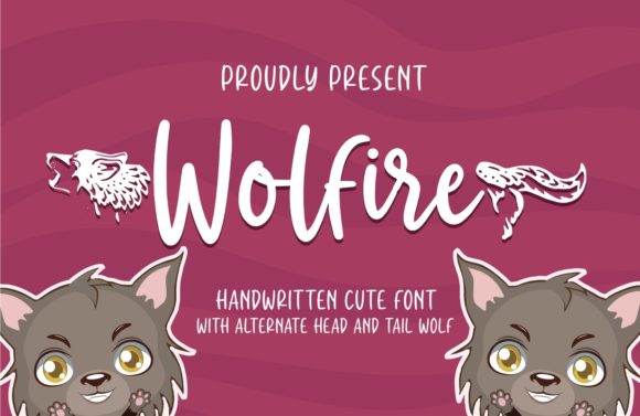Wolfire: A Joyful Handwritten Font for Creative Projects